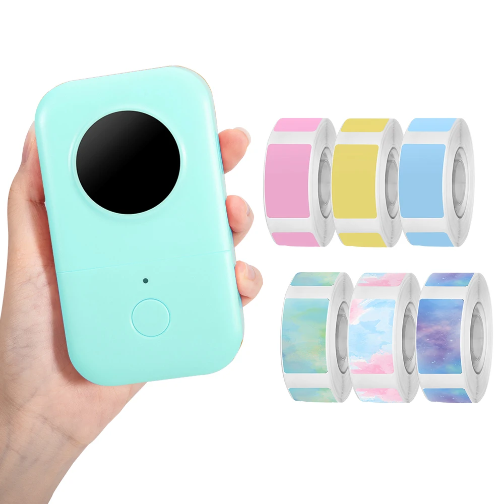 

Phomemo D30 Label Maker Wireless inkless Small Label Printer Label Maker Machine with Tape Mini BT 4.0 Sticker Maker for Home
