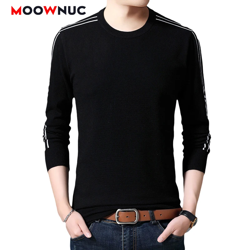 Повседневный пуловер мужские свитера 2020 новая мода Smart Slim Fit классический
