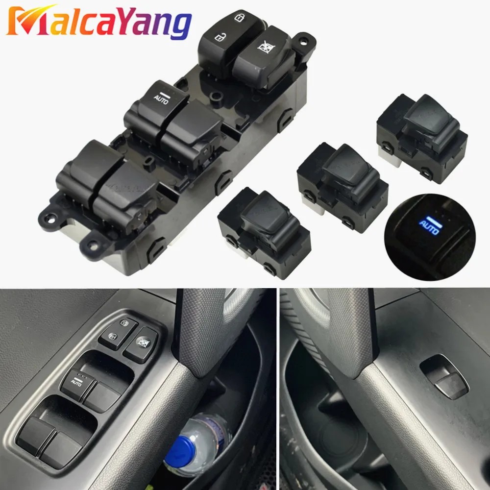 

LED Light Power Window Main Switch 93570-C91004X 93570C91004X For Hyundai IX25 Creta 2014 2015 2016 2017 2018 2019 2020