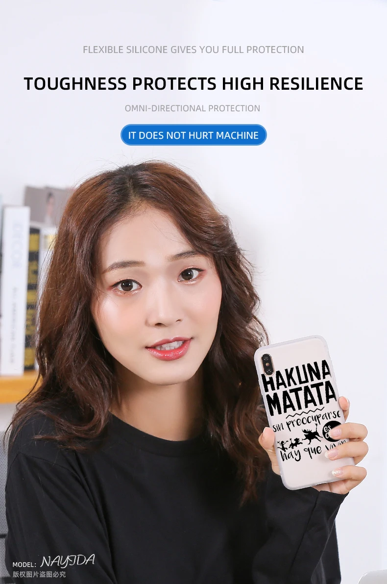 Мягкий чехол для телефона Xiao mi 9 8 mi A1 A2 A3 lite F1 6 5X se для Red mi Note 8 7 6 5 Hakuna Matata Lion King