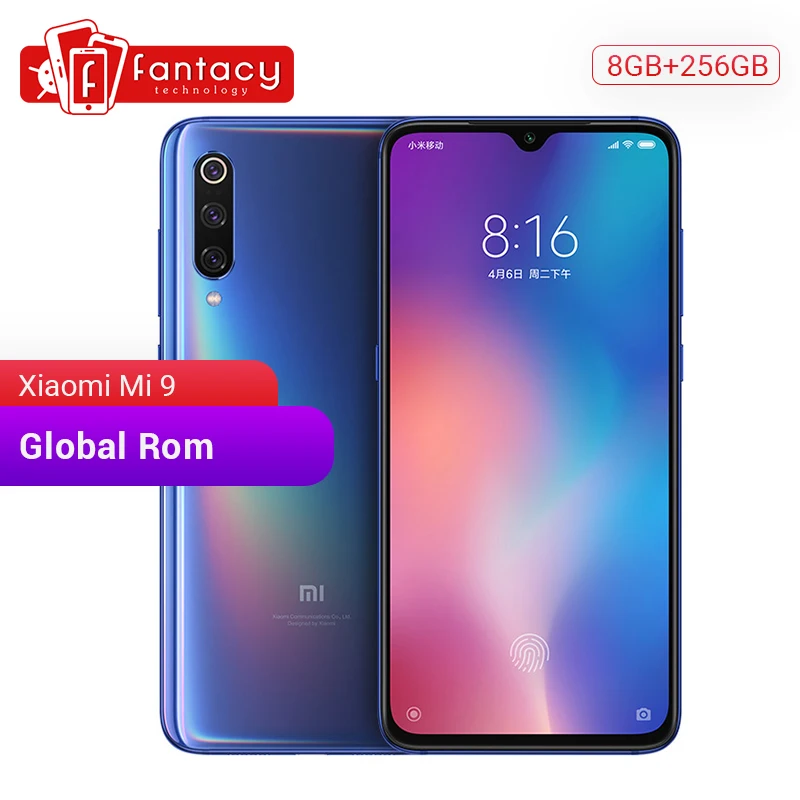Глобальная ПЗУ Xiaomi mi 9 8 Гб 256 ГБ Восьмиядерный процессор Snapdragon 855 6 39 &quotAMOLED FHD +