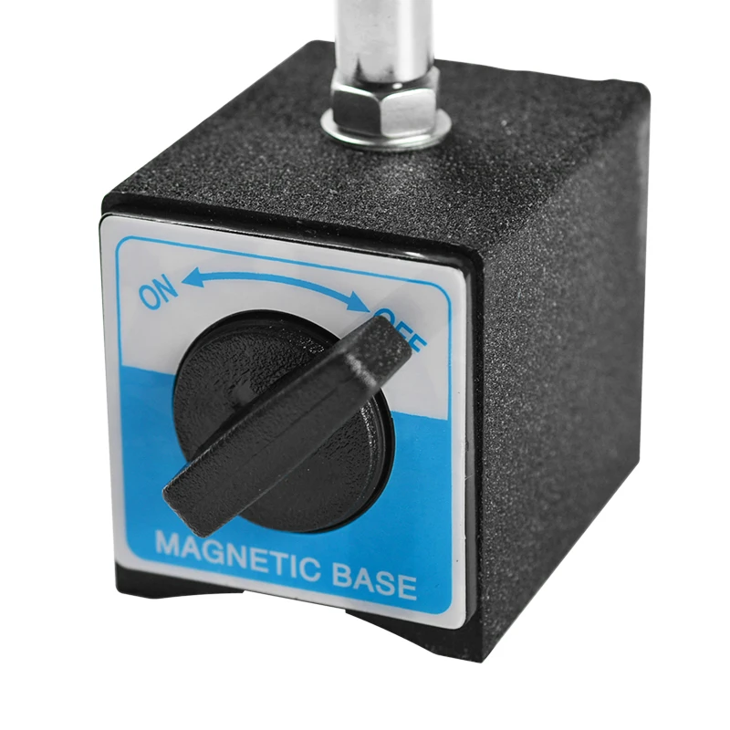

Magnetic Base Holder With Double Adjustable Pole For Dial Indicator Test Gauge with Convenient ON/OFF Switch for Automotive