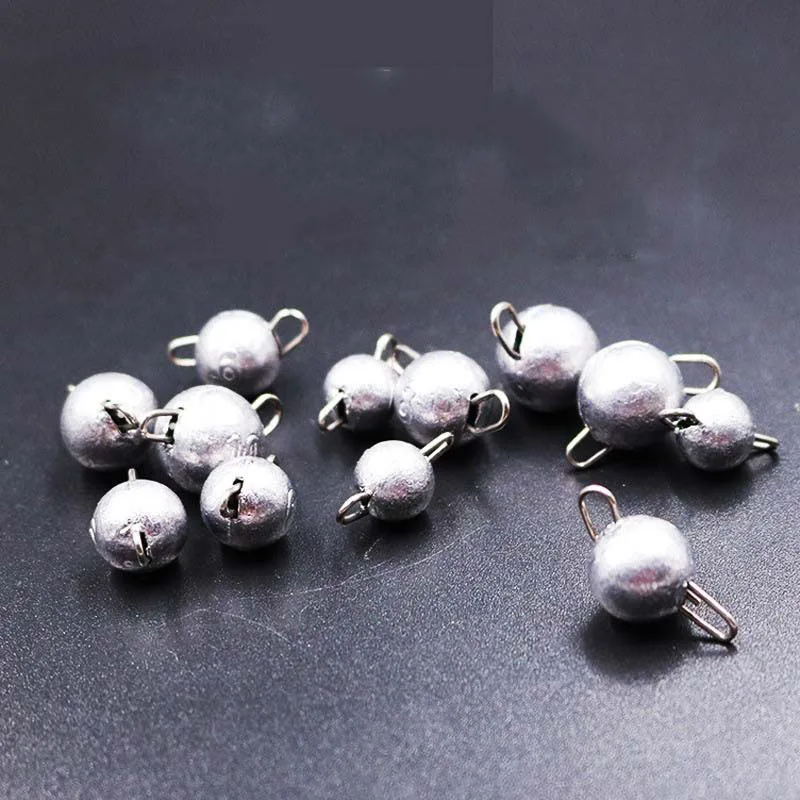 

Round Shape Fishing Lead Fall Bait Tackle Accessories2g 4g 6g 8g 10g 12g 14g 16g 18g High Quality Lure Fishing Beads Lead Sinker