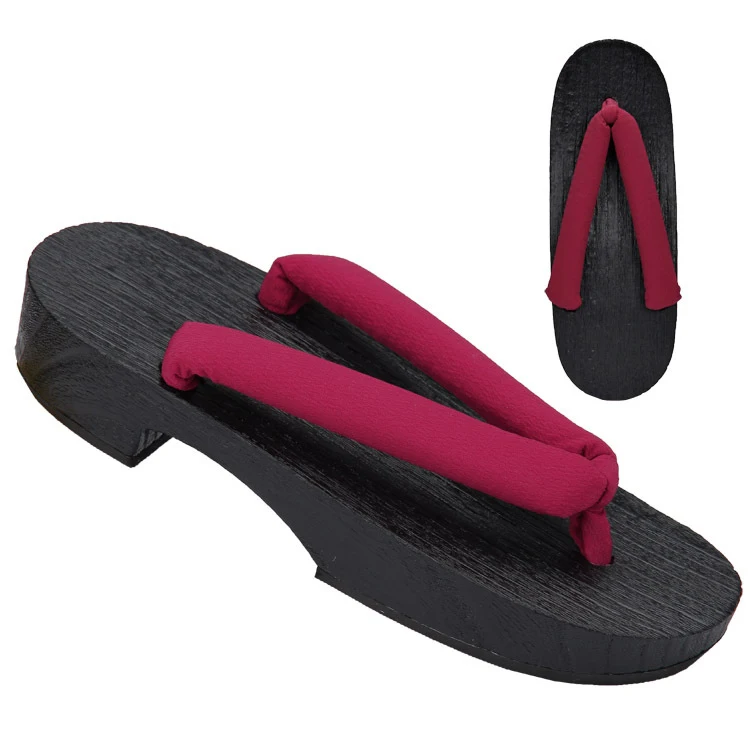 Японская традиционная деревянная обувь женское кимоно Geta Сабо сауна спа Вьетнамки домашние тапочки пляжные сандалии Аниме Косплей Костюм