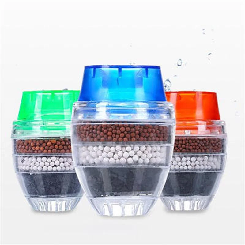 3Pcs/Lot Kitchen Tool Set Faucet Water Saving Plastic Filter Bathroom Negative Ion Activated Carbon Colanders Strainer | Дом и сад
