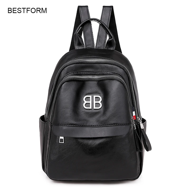 Рюкзак BESTFORM из высококачественной искусственной кожи Женский модный городской