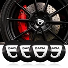 4 шт., наклейки на обод колеса автомобиля Dacia Duster Logan Sandero