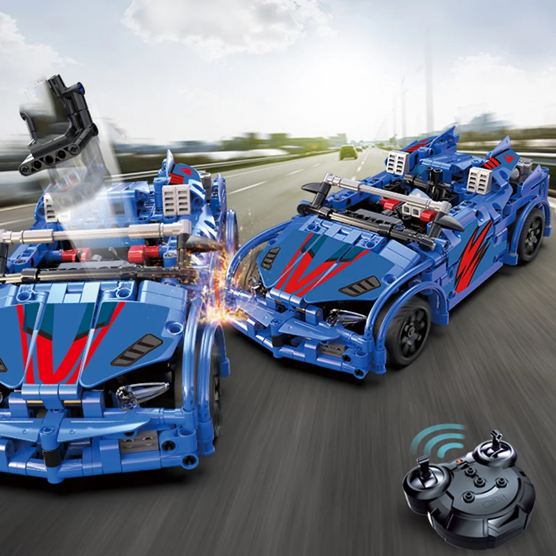 RC Technic гоночный автомобиль Формула Кирпичи Модель комплект MOC дистанционное