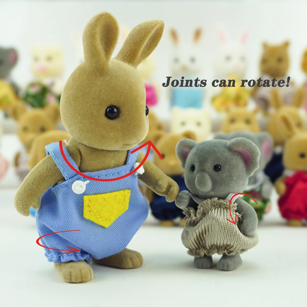 2021 новые игрушки кукольный домик мебель для кукол 1/12 Лес Животные домашние куклы