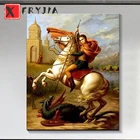 Набор для вышивки из круглых страз 5D сделай сам, алмазная вышивка, иконы Георга, мозаика для домашнего декора, картины Стразы