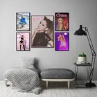 Портретные фотографии Ariana Grande, холст, Художественная печать, настенные картины, домашний декор, плакаты и принты, искусство для украшения гостиной