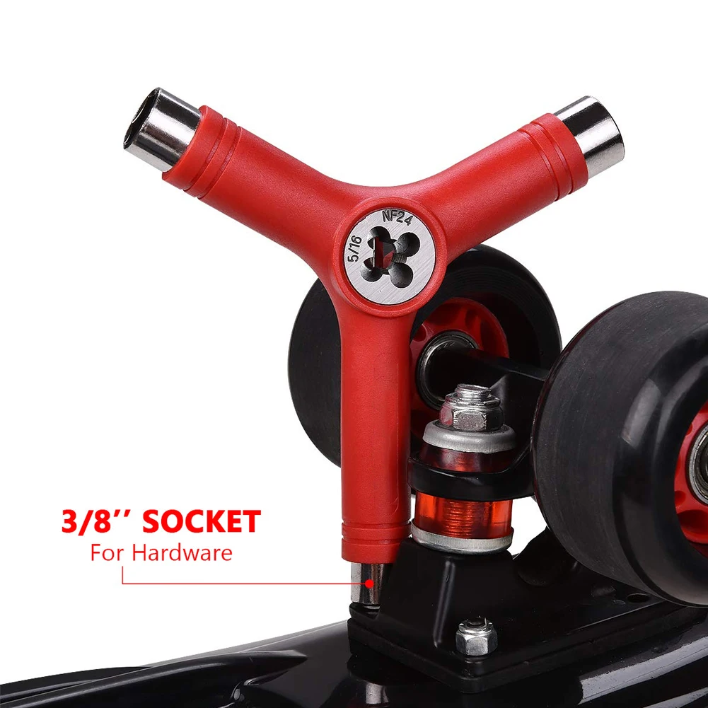 

All-In-One Y Shape Tools Accessories Quality L Key Y Tools Skateboard Longboard Scooter Tool For Skateboard Adjusting Y-tool