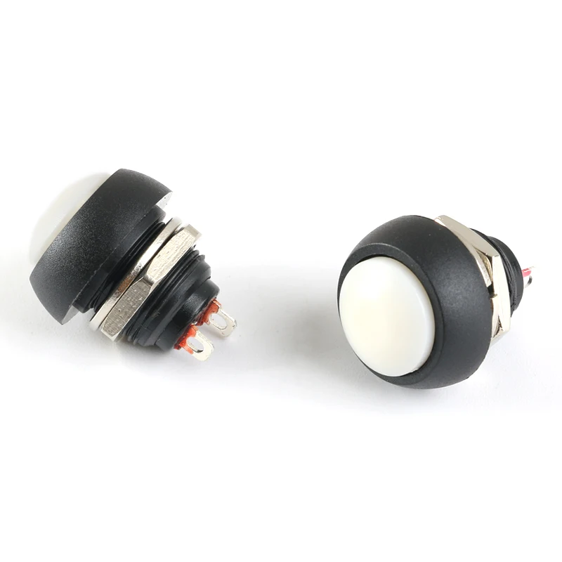 7 шт. мини 12 мм водонепроницаемый мгновенный кнопка включения/выключения Круглый