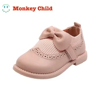baby girl leather shoes soft bottom classic toddler shoes bow girl princess shoes 2021 new style childrens small shoes