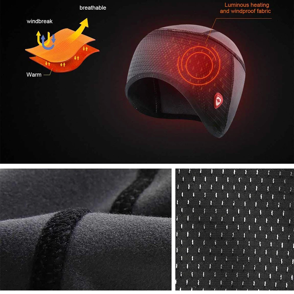 Santic Cycling Helmet Liner Bicycle Hat Thermal Fleece Windproof Men Women Headwear MTB Road Bike Sports Caps Free Size | Спорт и