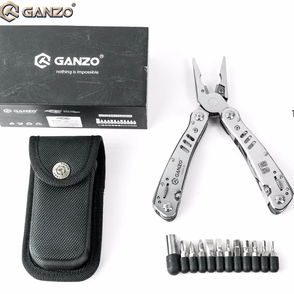 Ganzo G302H многофункциональные плоскогубцы Набор инструментов нейлоновый чехол