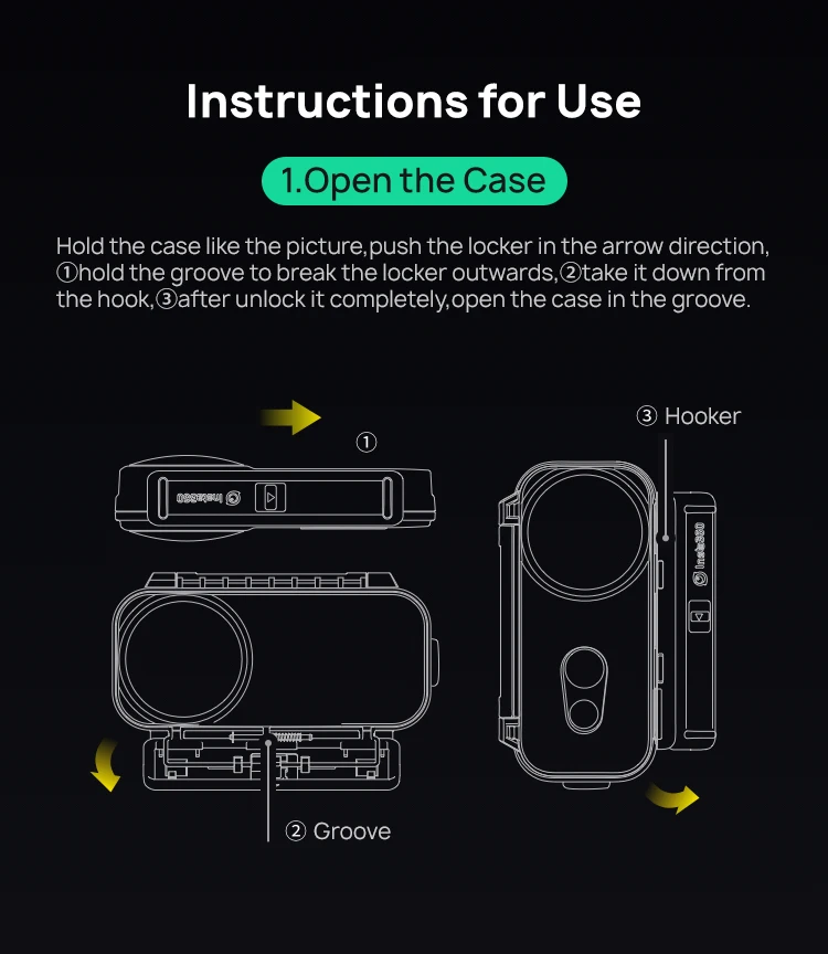 Скидка 30 м Водонепроницаемый Чехол, защитный чехол для Insta360 ONE X, аксессуары для экшн-камеры