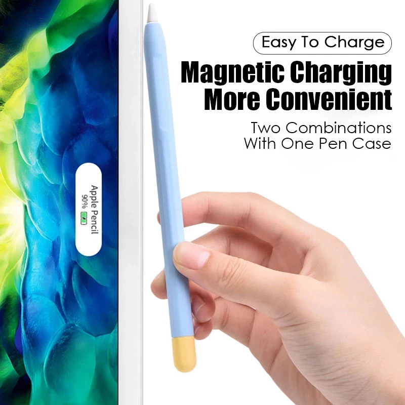 For Apple Pencil 1/2 Soft Silicone Case Tablet Touch Stylus Pen Protective Sleeve Cover Anti-Lost iPad Accessories | Компьютеры и офис