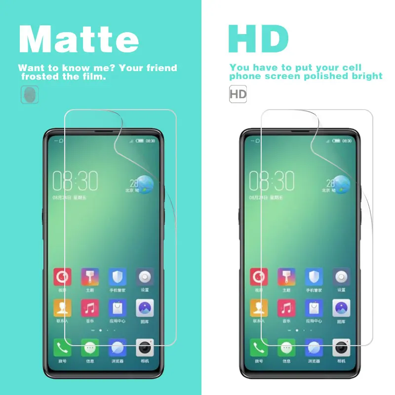 Прозрачная глянцевая пленка HD для ZTE Z17 NX563J Z17s Z18 Mini Z18S Z5s Z7 Max Z820 Z9 Матовая