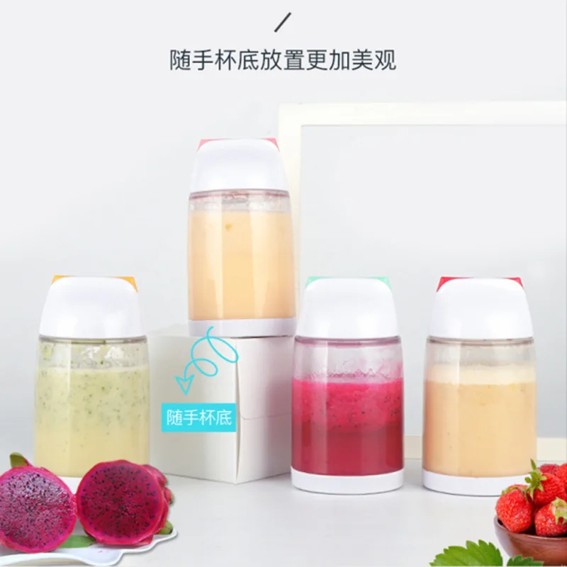 400 мл мини милый мультфильм сок френчпресс портативная соковыжималка