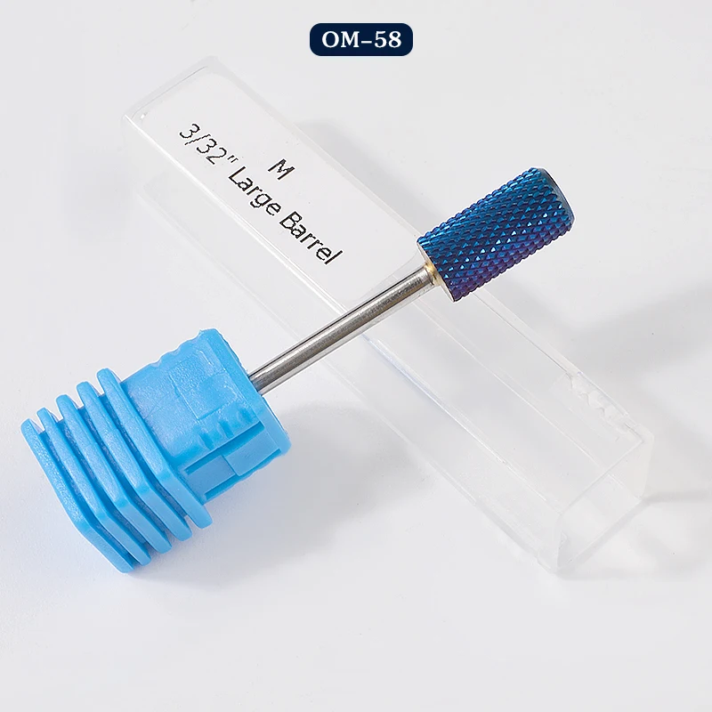 5 типов вольфрамовых карбидных заусенцев нанопокрытие сверла для ногтей синие