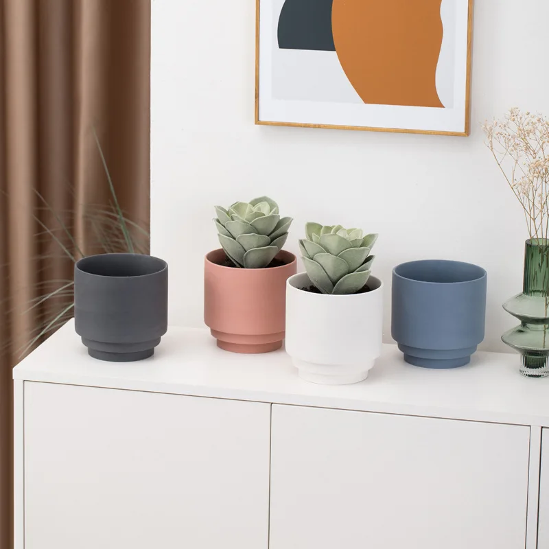 

150x150x150mm Succulent Plant Pot Modern Simple European Ins Home Flower Planting Decoration Ornaments