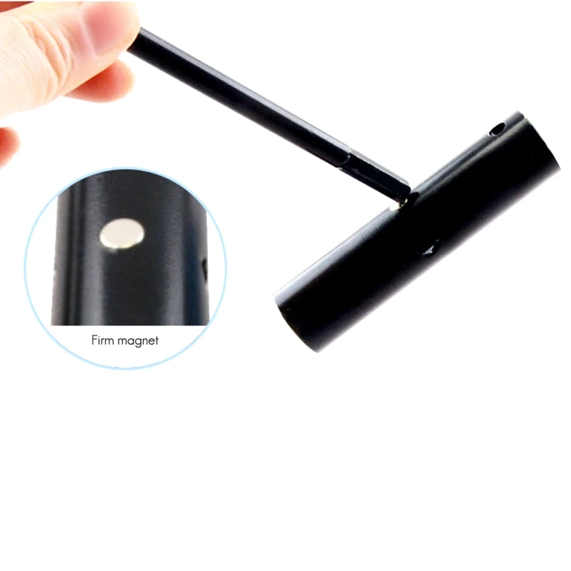 

Skateboard Tools Multi-Function Skateboard T Tool Accessory with T-Type Polygonal Nut Wrench and L-Type Screw Wrench