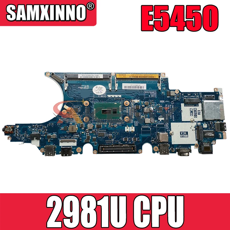 

Оригинальный Для DELL Latitude E5450 Celeron 2981U Материнская плата ноутбука CN-0X7Y92 0X7Y92 ZAM70 LA-A901P материнская плата для ноутбука SR1DX DDR3