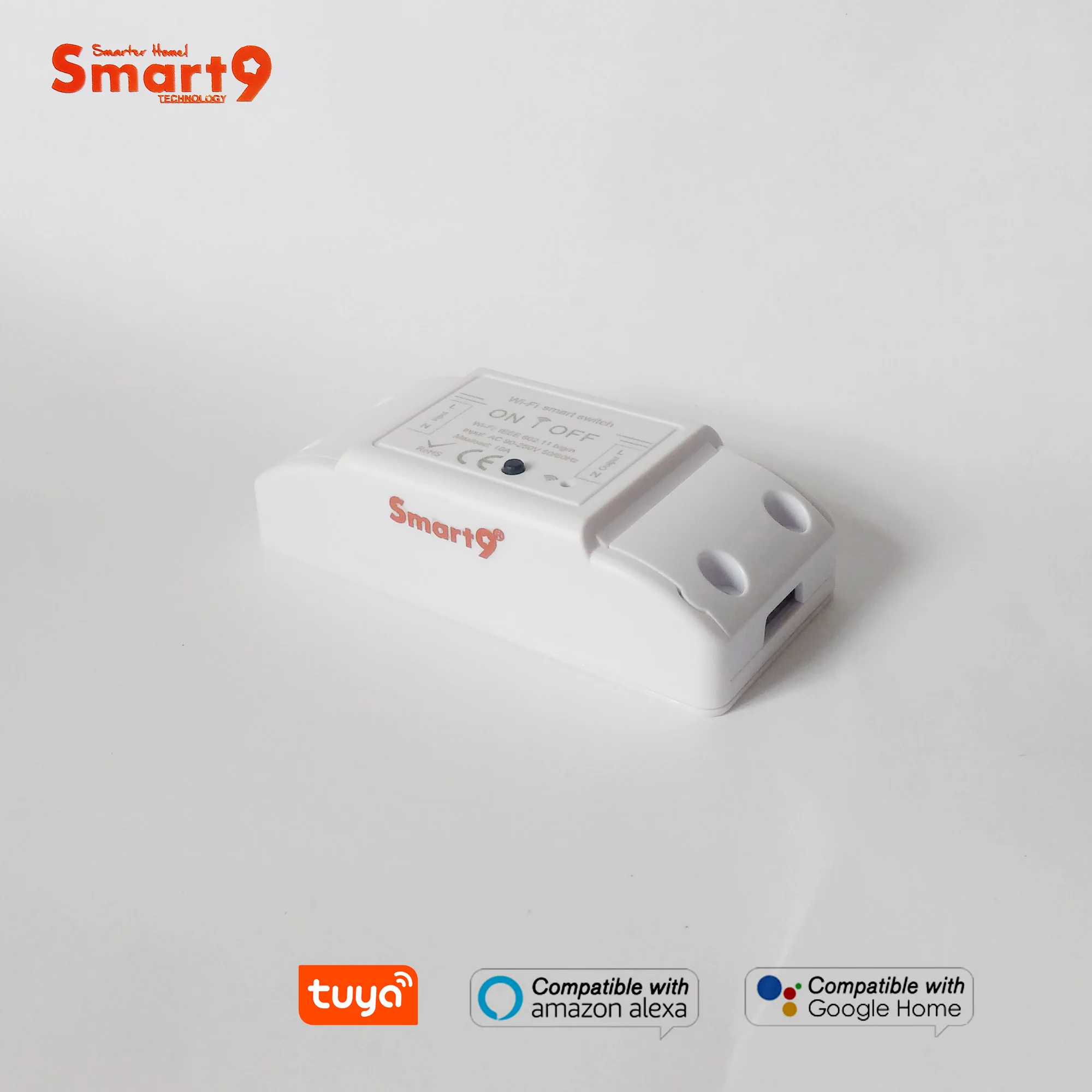 Smart9 DIY Wifi дистанционный переключатель освещения TuYa домашняя умная Автоматизация Life APP универсальный выключатель, работает с Alexa Echo и Google Home