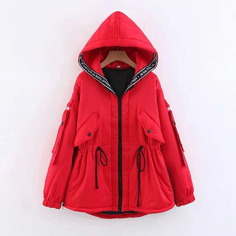 Новая зимняя парка для женщин модное женское теплое пальто с длинным рукавом и
