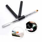 Новый и высококачественный полигель для УФ-лампы, полигель для ногтей, ручка для дизайна ногтей, кисточка, двухсторонний инструмент для полировки в форме кусочка