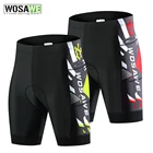 Велосипедные шорты WOSAWE Мужские, дышащие, гелевые, для профессиональной езды на велосипеде, летние, для горных и шоссейных велосипедов, 5D