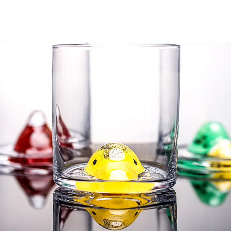 Новые друзья 3D голова животного хрустальные камни Шотландия стакан для виски