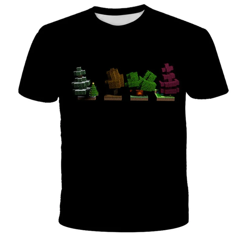 

My World Children Boy's 3D Printing Short-Sleeved T-Shirt, Children's Games Best T-sShirts, Kawaii Girl Shirt, My World T-Shirt