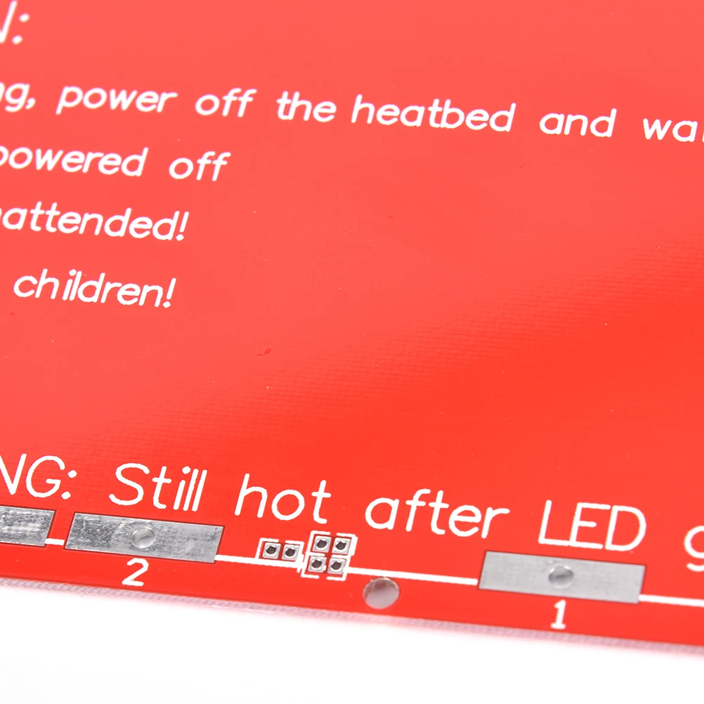 JETTING Высокое качество Красный 3D принтер печатная плата Heatbed MK2B Подогреваемая