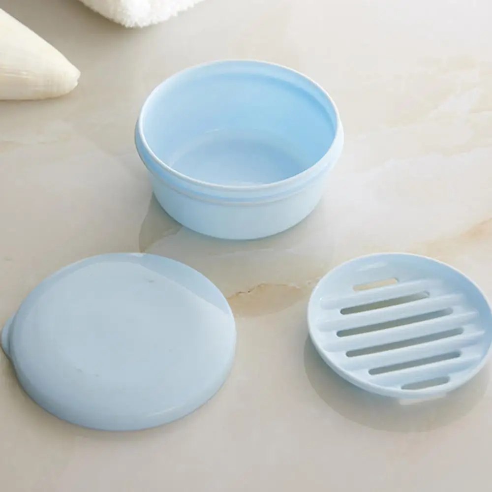 Пластиковый держатель для мыла сливной слой дорожная Коробка с крышкой