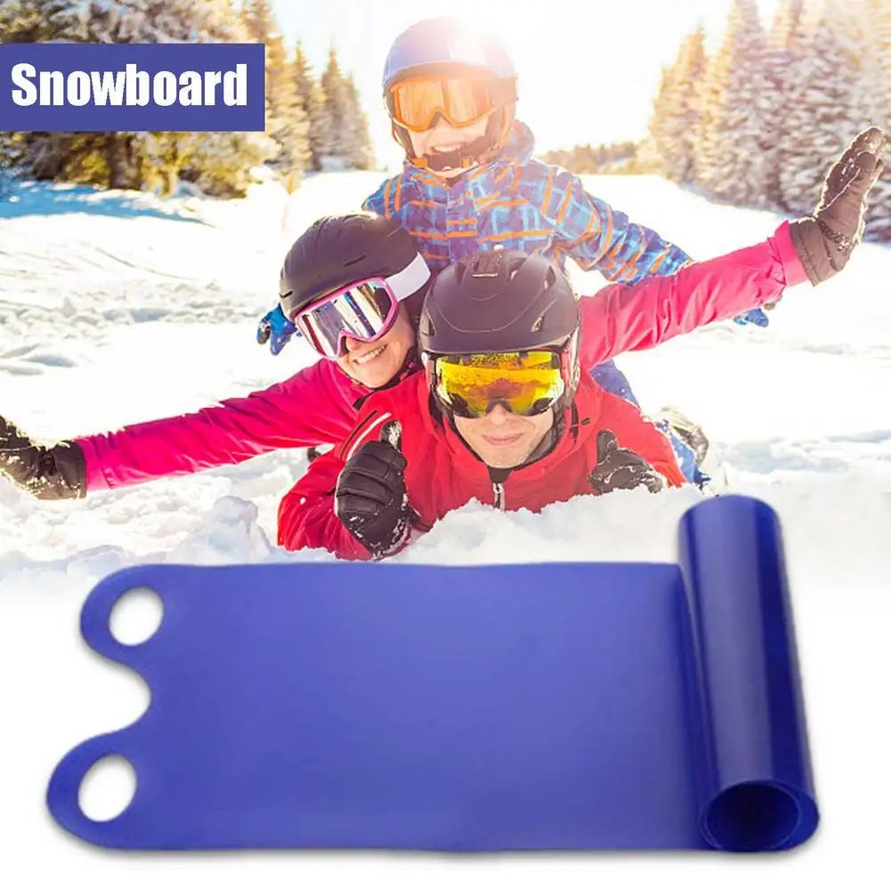 

50 Pcs Portable Foldable Snowboards 92*46cm Winter Snow Sled Skiing Board For Children Adult Sledge Snow Ski Snowboard Gift Kids