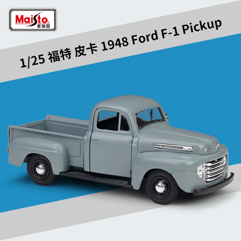 Maisto 1:24 пикап 1948 Ford F 1 Mustang Roadster имитация сплава Модель автомобиля коллекция