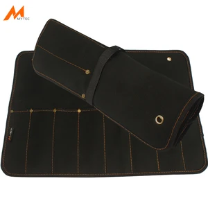 Черная сумка для инструментов с несколькими карманами для долбежей маленькие инструменты 8 карманов холщовый держатель для удобного хранения и переноски инструментарий