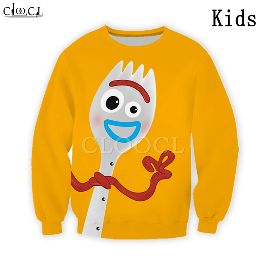 Фото Детский свитер с рисунком из аниме для мальчиков и девочек 3D принтом Шериф Вуди