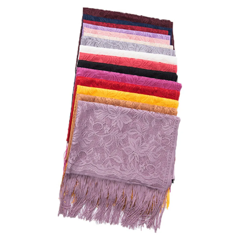 2019 женский шелковый шарф элегантный выдолбленный жаккардовый с цветами