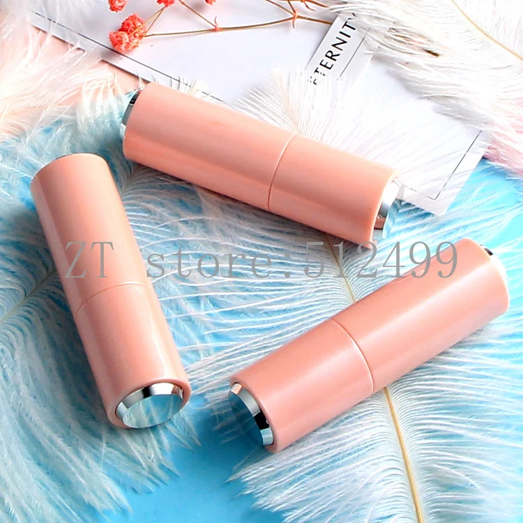 

10/20/50pcs Pink Wave Empty Lipstick Tube DIY Makeup Refillable Container Lip Balm Pipe Shell Chapstick Bottle Lip Mouth Packing