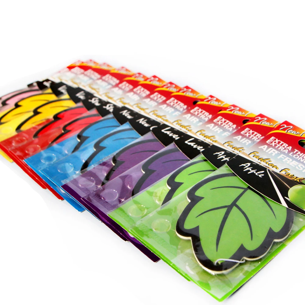 12 шт./лот освежитель воздуха бумажный подвесной автомобильный ванильный аромат в