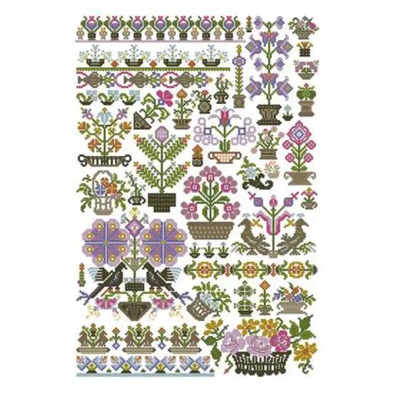 

rose Garden patterns Counted Cross Stitch 11CT 14CT 18CT DIY Cross Stitch Kits Embroidery Needlework Sets
