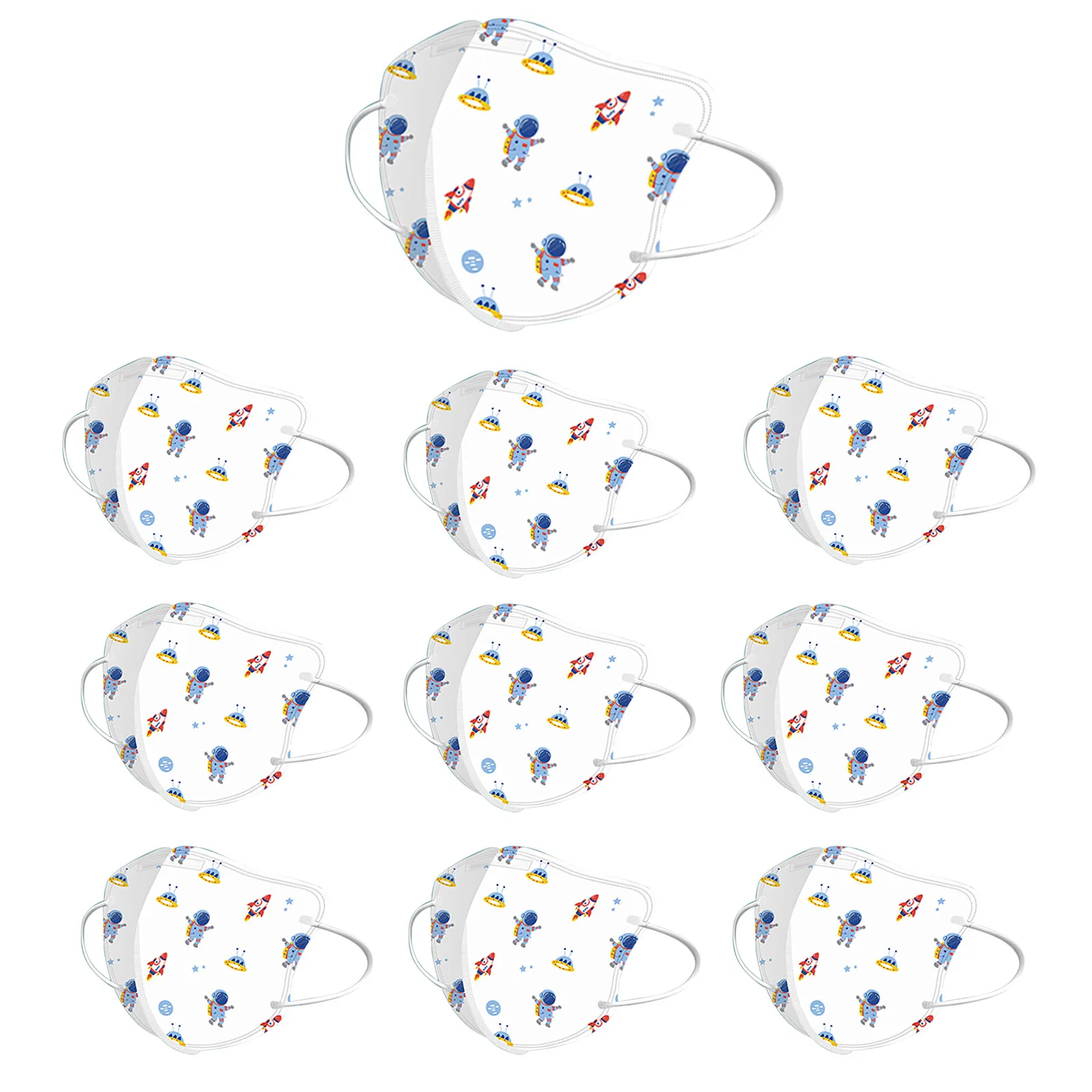 Детский шарф Monder детская одноразовая мультяшная 4-слойная Ушная петля для детей