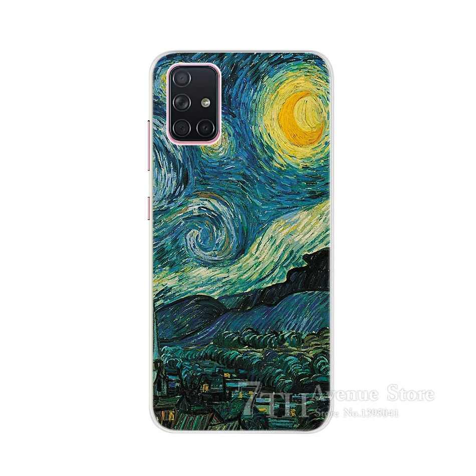 Для Samsung Galaxy A71 Чехол задний Бампер Мягкий силиконовый TPU чехол для телефона A715