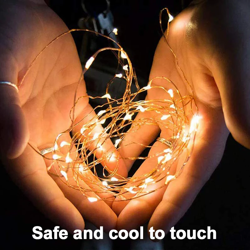 Светодиодная сказочная гирсветильник да осветительная цепочка 100 светодиодов