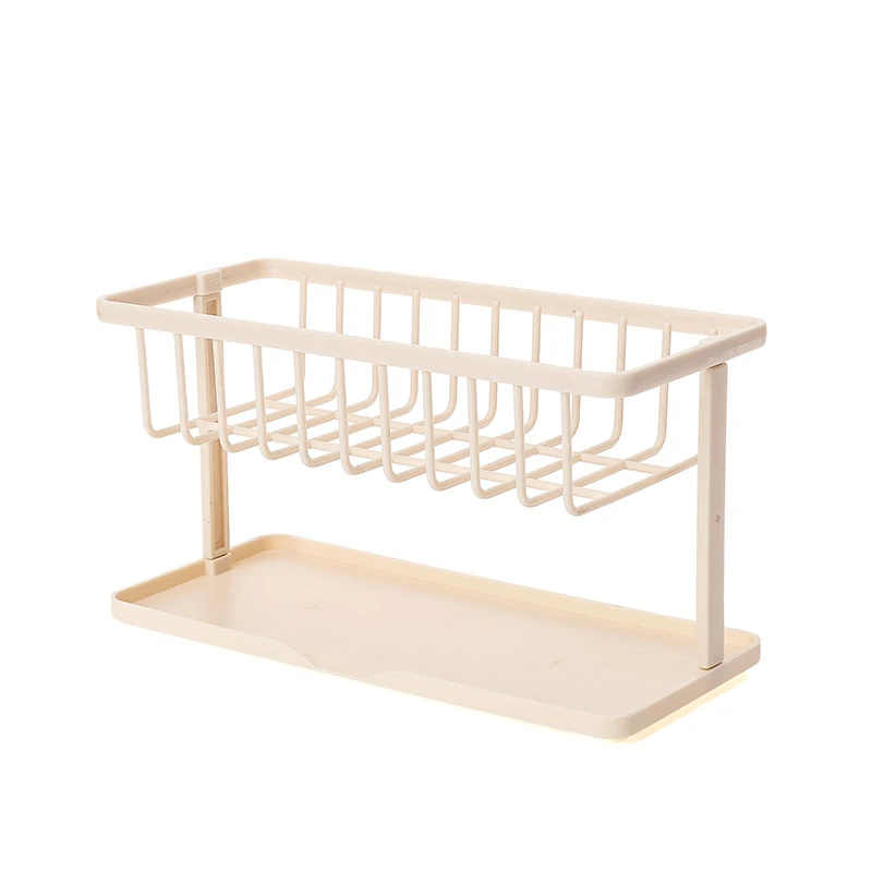 

Kitchen Sink Faucet Sponge Soap Cloth Drain Rack Storage Organizer Holder Shelf