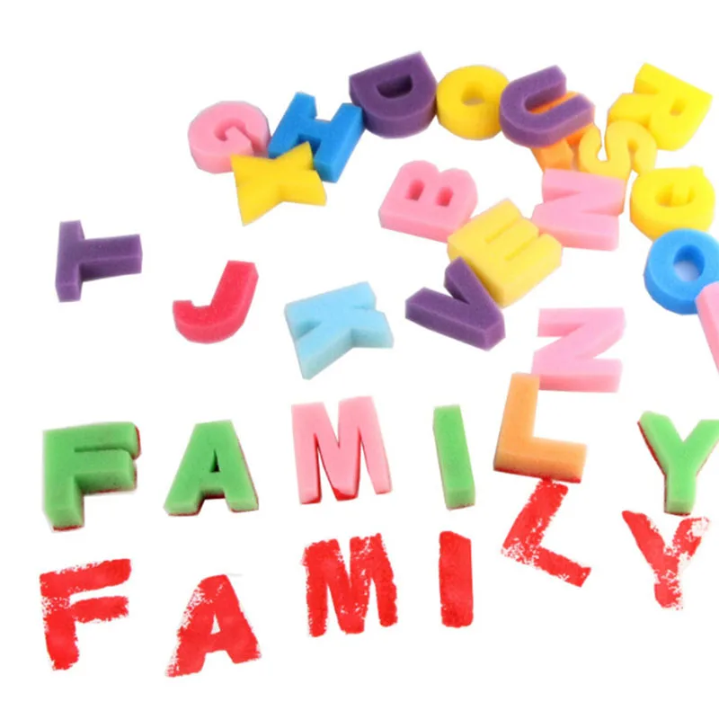 26 шт./компл. детский художественный инструмент игрушки для рисования губка