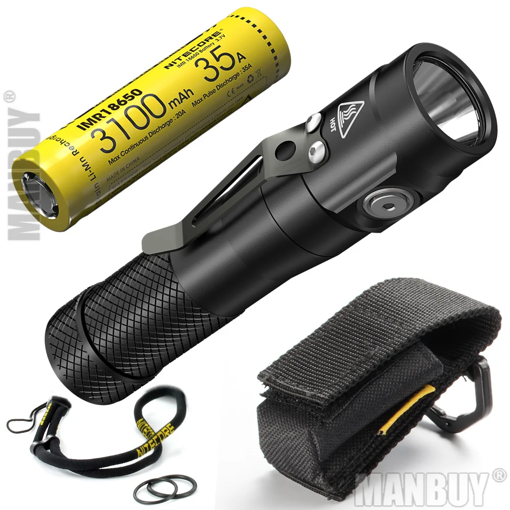 Светодиодный фонарик NITECORE 20% лм водонепроницаемый уличный фонарь с